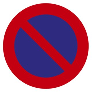 EXACOMPTA Klebeschild / Hinweisschild "Parkverbot"