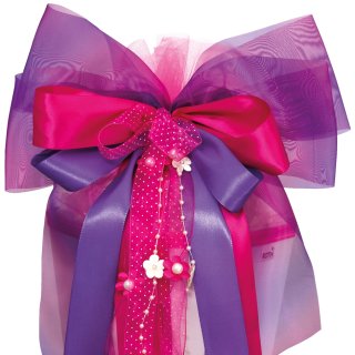ROTH XXL-Schultütenschleife "Purple Blooming" lila/pink