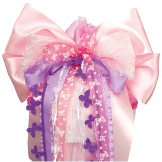 ROTH XXL-Schultütenschleife "Fluffy Butterfly" rosa/lila
