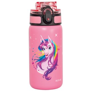 ROTH Isolier-Trinkflasche "Einhornportrait" 350 ml
