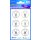 AVERY Zweckform ZDesign Oster-Sticker "Hasen-Buttons" 2 Blatt à 15 Sticker