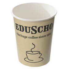 Eduscho Hartpapier-Kaffeebecher "To Go" 0,2 l
