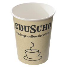 Eduscho Hartpapier-Kaffeebecher "To Go" 0,3 l