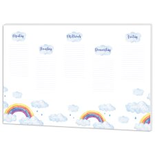 RNK Verlag Papier-Schreibunterlage "Rainbow"...