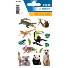 HERMA Sticker DECOR "Exotische Tiere" aus...