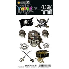 HERMA Tattoo CLASSIC "Pirat" 1 Blatt à 9...