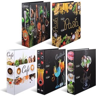 HERMA Sortiment Motivordner "Flavors" 5 Ordner