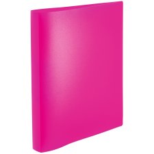 HERMA Ringbuch DIN A4 2-Ring neon-pink transluzent