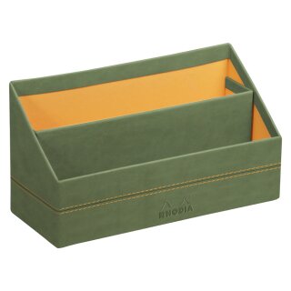 RHODIA Briefhalter RHODIARAMA 2 Fächer salbei