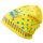 ROTH Kinder-Jersey-Mütze ReflActions "Roar" gelb für Kopfumfang: 50-54 cm