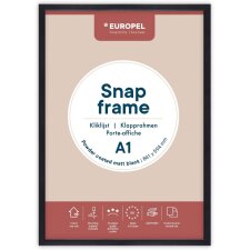 EUROPEL Plakatrahmen DIN A1 schwarz