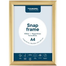 EUROPEL Plakatrahmen DIN A4 25 mm gold