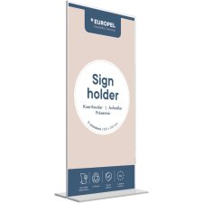 EUROPEL Tischaufsteller Acrylic 105 x 210 mm gerade
