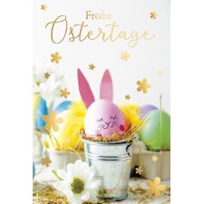 SUSY CARD Oster-Grußkarte "3 Küken"