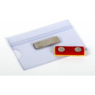 EUROPEL Namensschild mit Magnet 75 x 40 mm 24 Stück