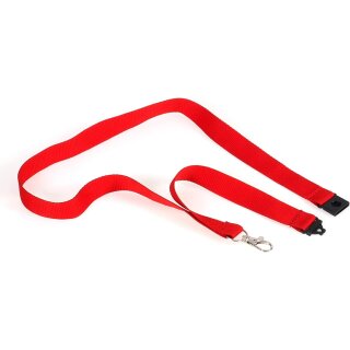 EUROPEL Textilband mit Karabiner rot 10 Stück