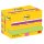 Post-it Super Sticky Notes Haftnotizen 47,6 x 47,6 mm 12 Blöcke im Kartonspender