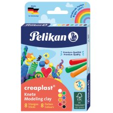 Pelikan Kinderknete Creaplast Faltschachtel 8 Stangen