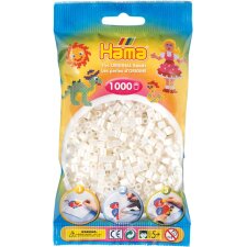 Hama Bügelperlen midi perlmutt im Beutel 1.000...