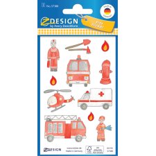 AVERY Zweckform ZDesign KIDS Papier-Sticker rot