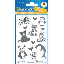 AVERY Zweckform ZDesign KIDS Papier-Sticker gelb