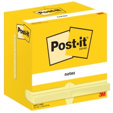 Post-it Haftnotizen Notes 127 x 76 mm liniert gelb