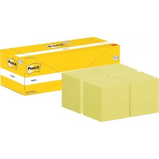 Post-it Notes Haftnotizen 76 x 76 mm gelb 24 Blöcke...