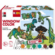 Marabu KiDS Window Color-Set "Dinosaurier" 6 x...