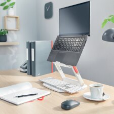 LEITZ Notebook-Ständer Ergo Cosy aus Kunststoff weiß