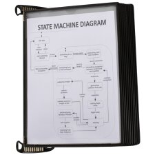 tarifold Wandsichttafelsystem PRO DIN A4 bestückt