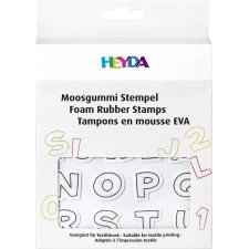 HEYDA Moosgummi Stempel-Set "Buchstaben &...