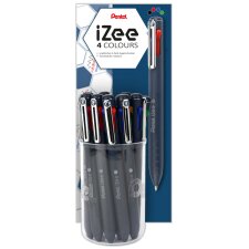 Pentel Mehrfarb-Druckkugelschreiber iZee im Thekendisplay