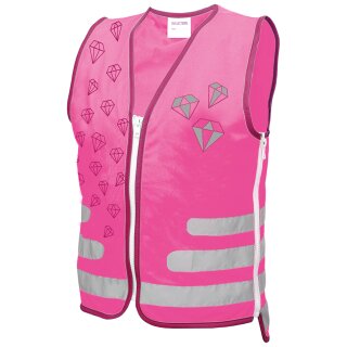 ROTH Kinder-Warnweste ReflActions "Diamant" pink