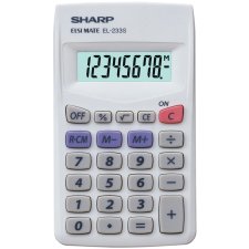 SHARP Taschenrechner EL-233 S Batteriebetrieb