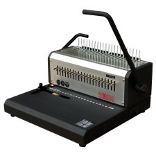 pavo Plastikbindegerät HD comb binder silber /...