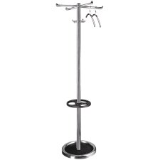 kerkmann Garderobenständer Roma 2 x 4 Haken aus Chrom