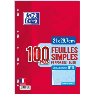 CONQUERANT Sept Ringbucheinlagen SEYES Farbe: rosa 80 g