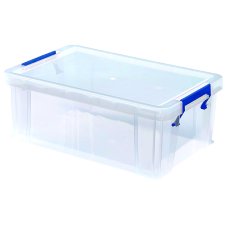 Fellowes Aufbewahrungsbox ProStore 10 Liter 4er-Set transparent klar