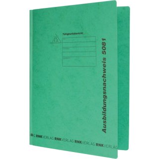 RNK Verlag Ausbildungsnachweis-Hefter DIN A4 grün