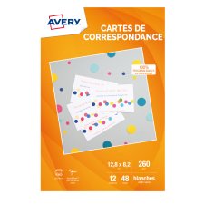 AVERY Quick & Clean Korrespondenz-Karten 128 x 82 mm