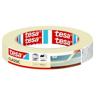tesa Maler Krepp Classic Abdeckband 19 mm x 50 m