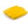 DURABLE Deckel DURABIN LID 90 quadratisch gelb