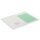 DURABLE Schreibunterlage mit Dekorrille 650 x 500 mm aus PP transparent