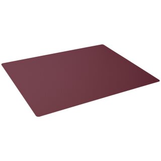 DURABLE Schreibunterlage mit Dekorrille PP 650 x 500 mm rot