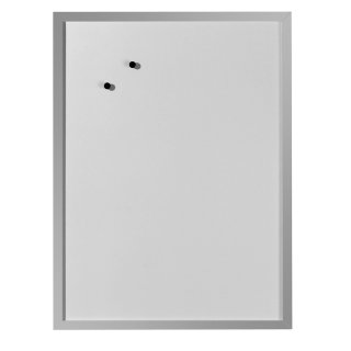 herlitz Magnettafel (B)600 x (H)800 mm aus Metall weiß