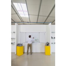 Bi-Office Klapptafel Trio "Maya" emailliert 1.200 x 900 mm
