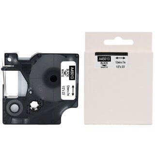 rillprint Schriftbandkassette schwarz/gelb 12 mm x 7 m