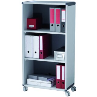 PAPERFLOW Rollwagen 1 Fach grau / anthrazit
