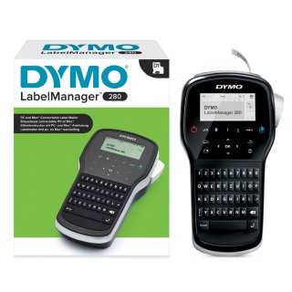 DYMO Hand-Beschriftungsgerät "LabelManager 280" schwarz / silber