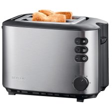 SEVERIN 2-Scheiben-Toaster AT 2514 Edelstahl / schwarz